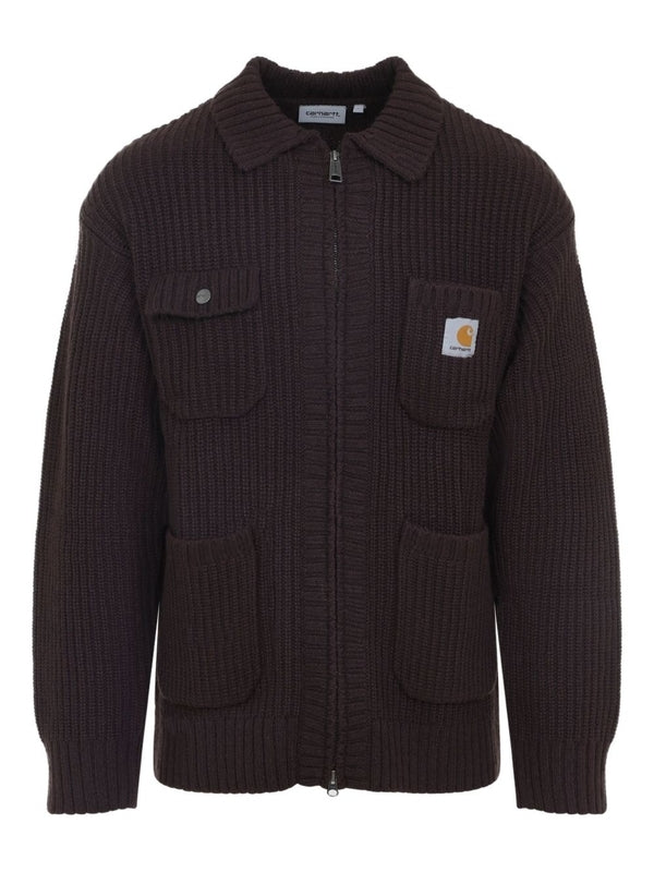 Carhartt WIP Chore Brown Knit Jacket