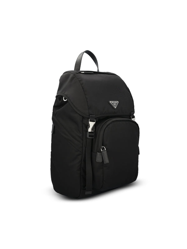 Triangle Logo Nylon Backpack