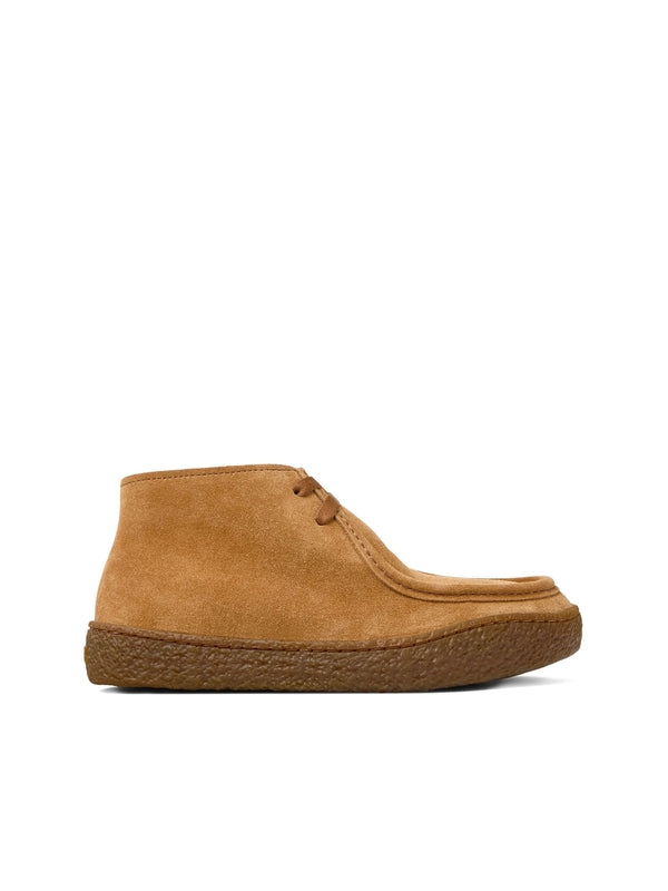 Camper Brown Lace-Up Boots