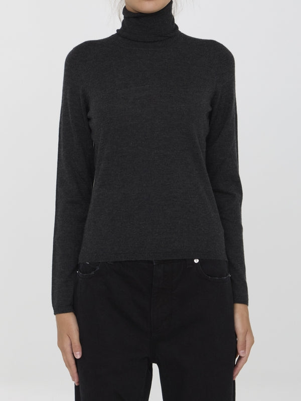 Adda Highneck Cashmere Knit - Jente