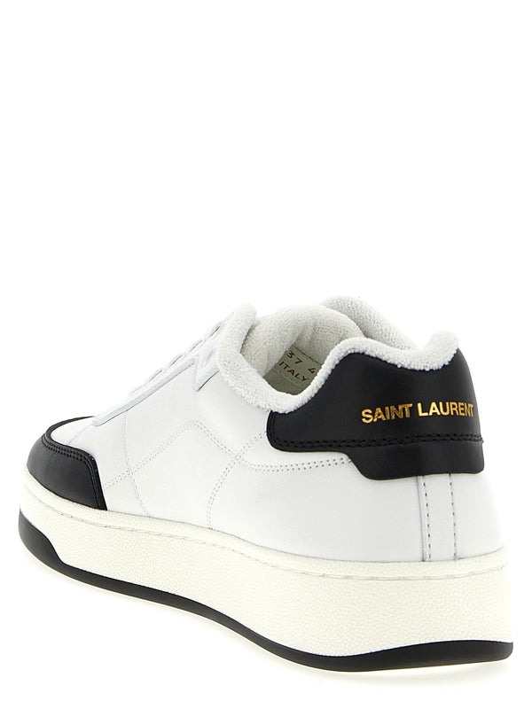 Saint Laurent White Low Top Sneakers