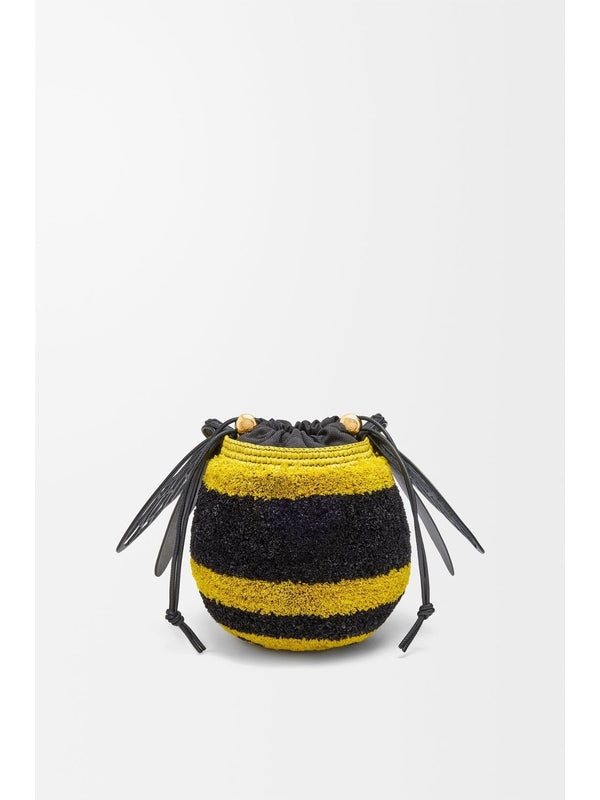 Loewe Yellow Black Bucket Bags