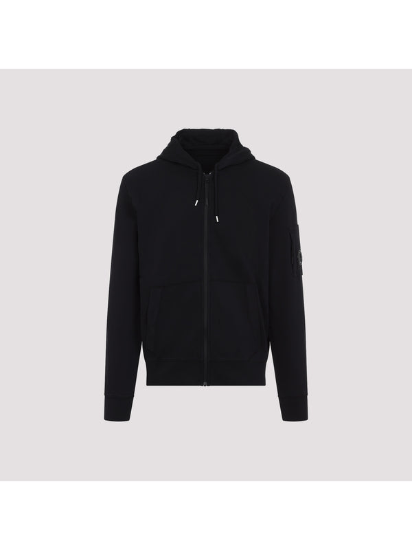 Lens Wappen Cotton Hoodie Zip-Up