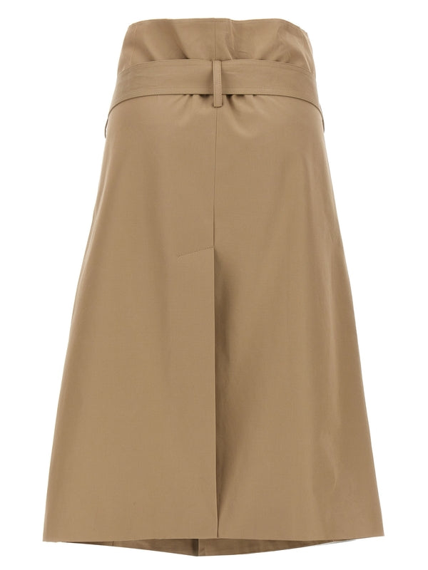 Belt Detail
  Trench Midi Skirt