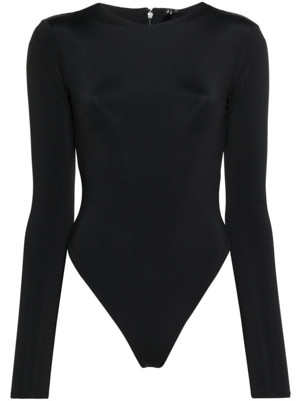 Back Zip-Up Stretch Bodysuit