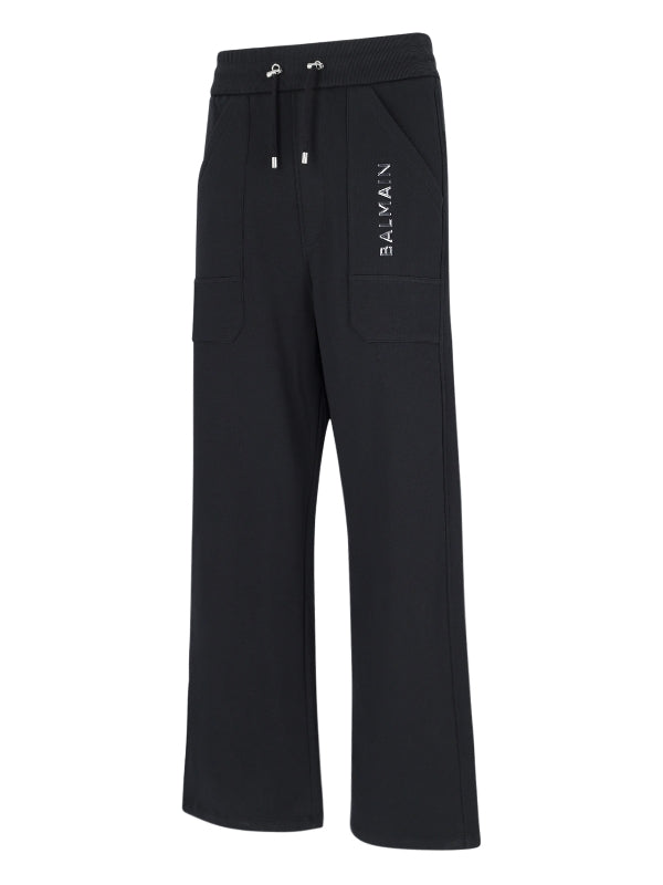 Vertical Logo Wide Track Pants