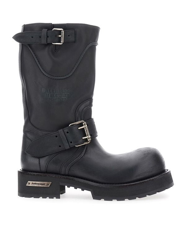 Balenciaga Venom Black Middle Boots