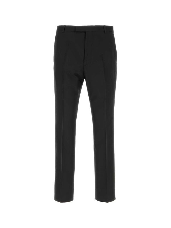 Wool Blend Tailored Pants