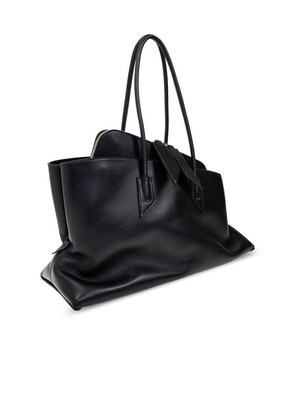 La Passeggiata Leather Medium Tote Bag