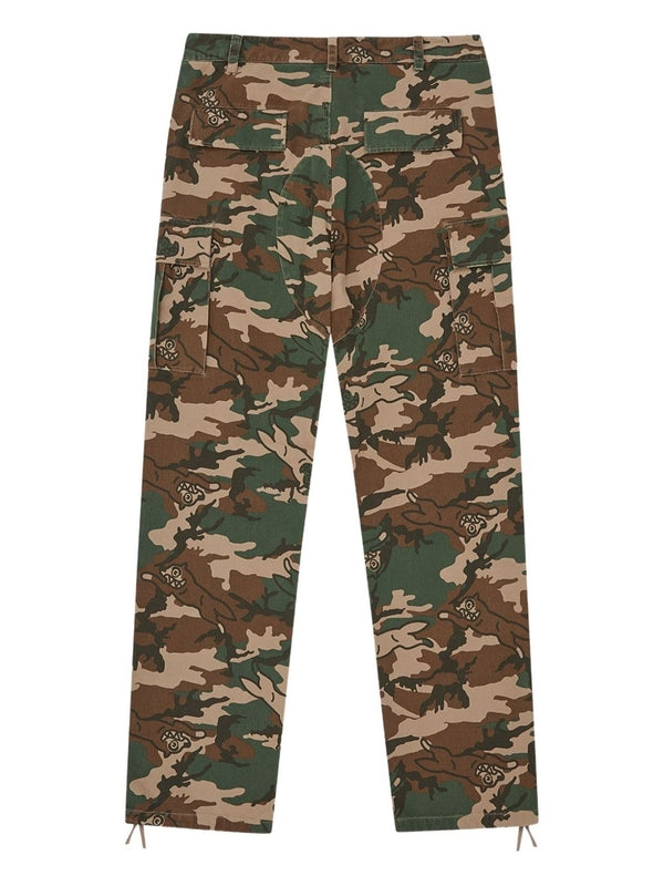 Ice Cream Camouflage Green Casual Pants