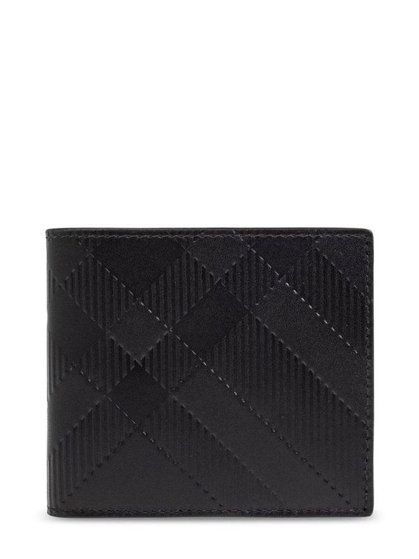 Check Pattern Calfskin Bifold
  Wallet