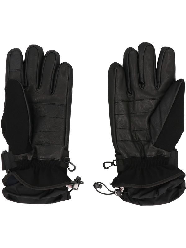 Grenoble Logo Patch Leather Insert Gloves