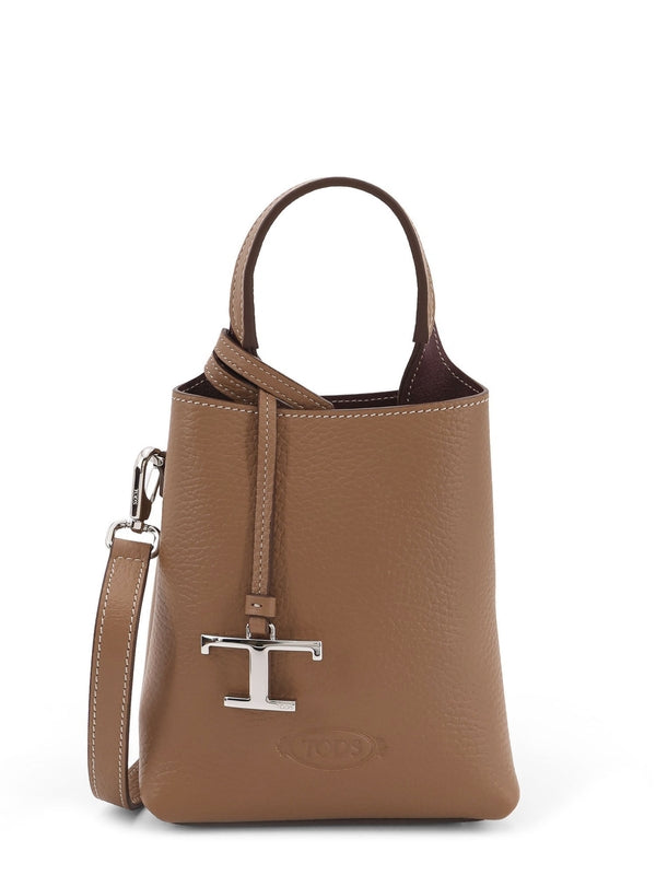 Tod'S Brown Tote Bags