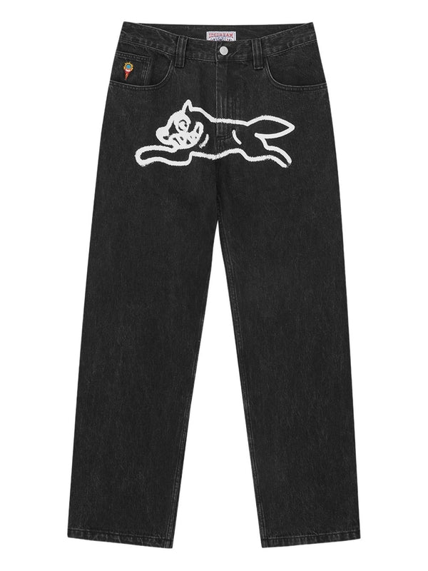 Ice Cream Black Denim Pants