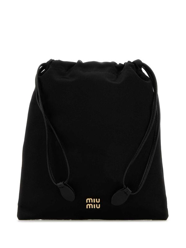 Logo Embellished Drawstring
  Case