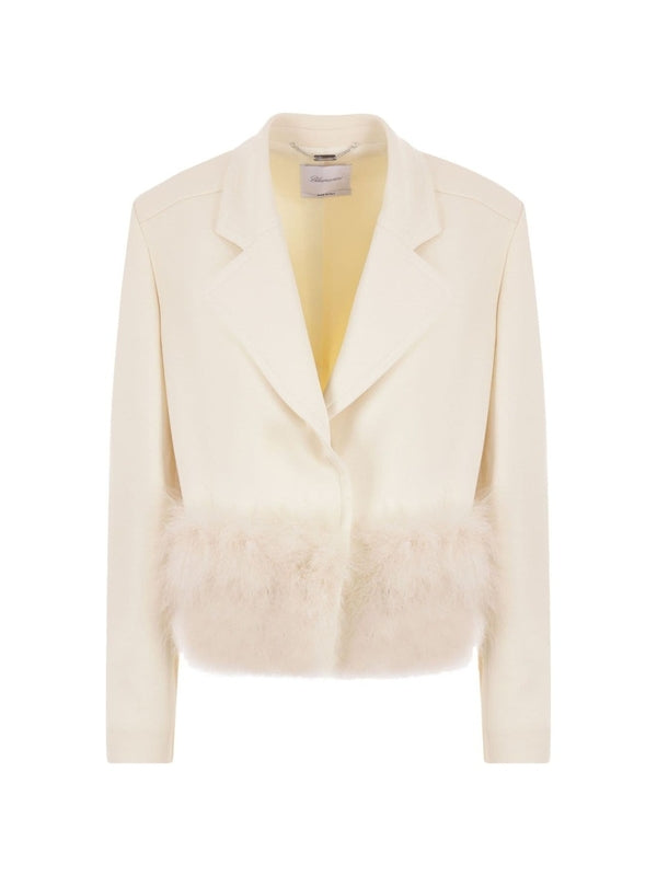 Fur Detail Single Jacket