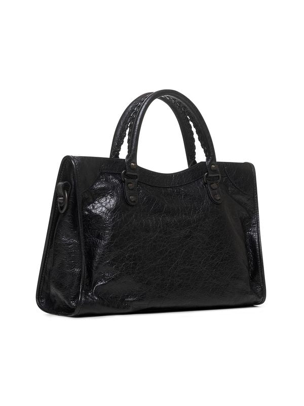 Balenciaga City Medium Black Tote Bags