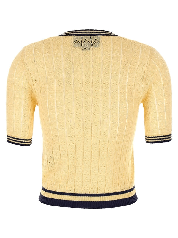 Valentino Yellow Cardigans