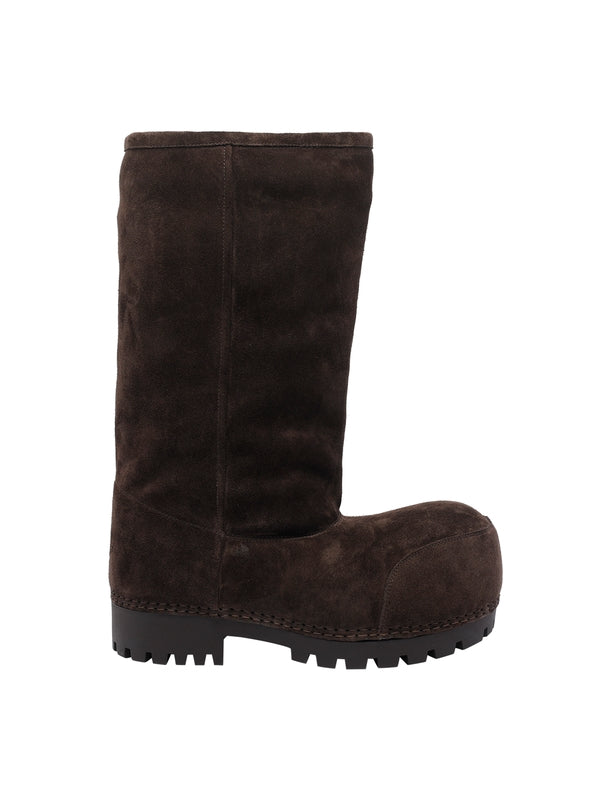 Balenciaga Brown Middle Boots