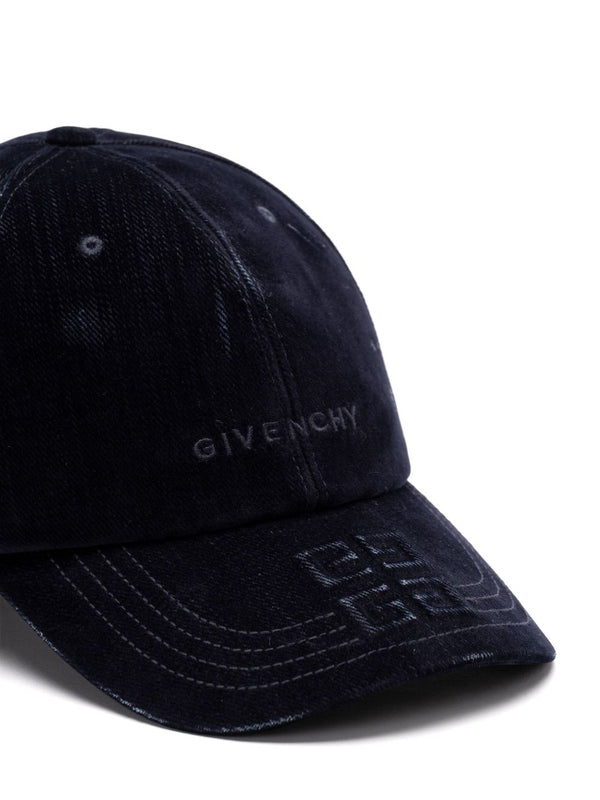 4G Logo Detail Denim Baseball Cap