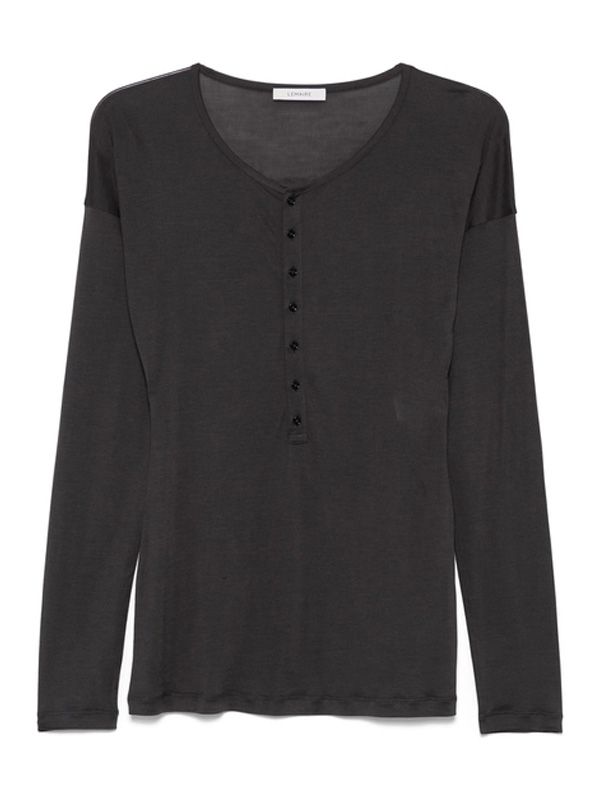 Silk Long-Sleeve Top