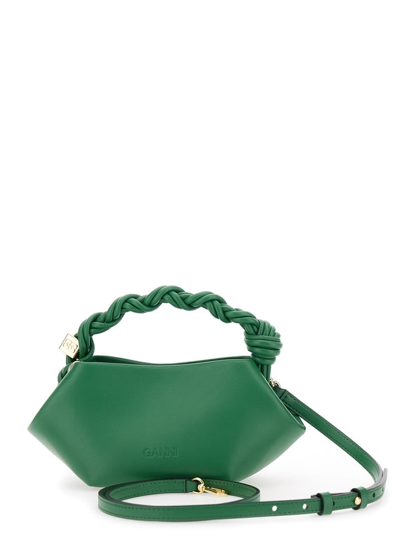 BOU Logo Leather Mini Tote Bag