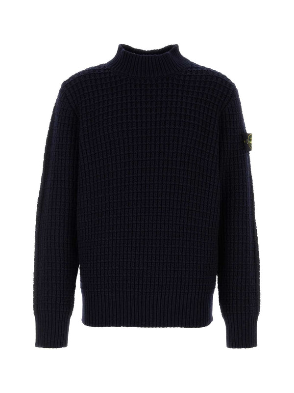 Wappen Patch High Neck Rib
  Wool Knit