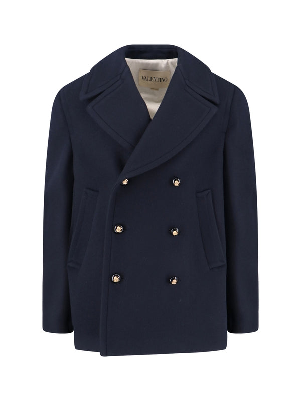 Valentino Navy Coats