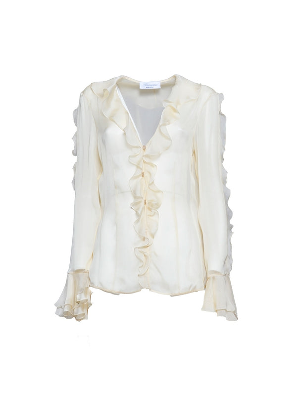 Ruffle Embellished Blouse