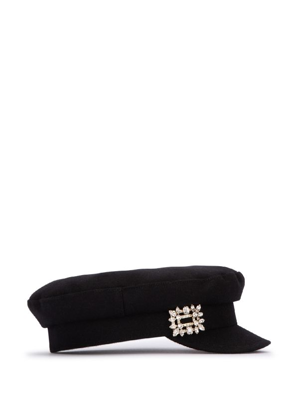 Crystal Buckle Sailor Cap