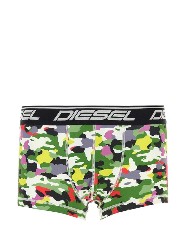 Logo Banding Camouflage Pattern Briefs