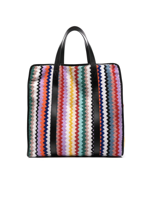 Woven Jacquard Cotton Tote Bag