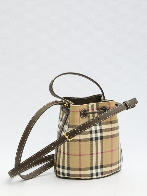 Vintage Check Mini Bucket Bag - Jente