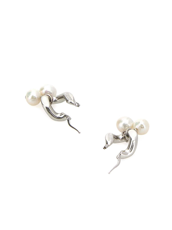 Pearl Hoop Earrings