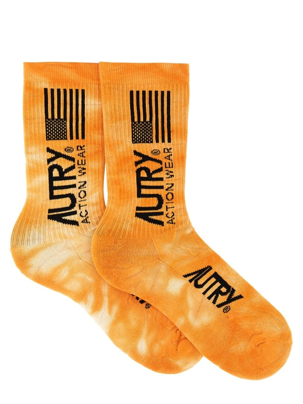 Autry Orange Socks