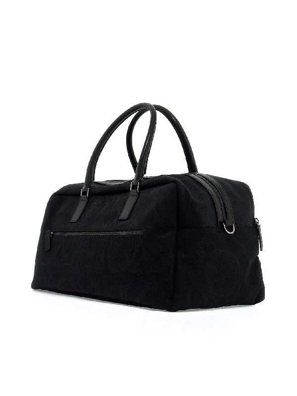 Barocco Jacquard Nylon Duffel Bag - Jente