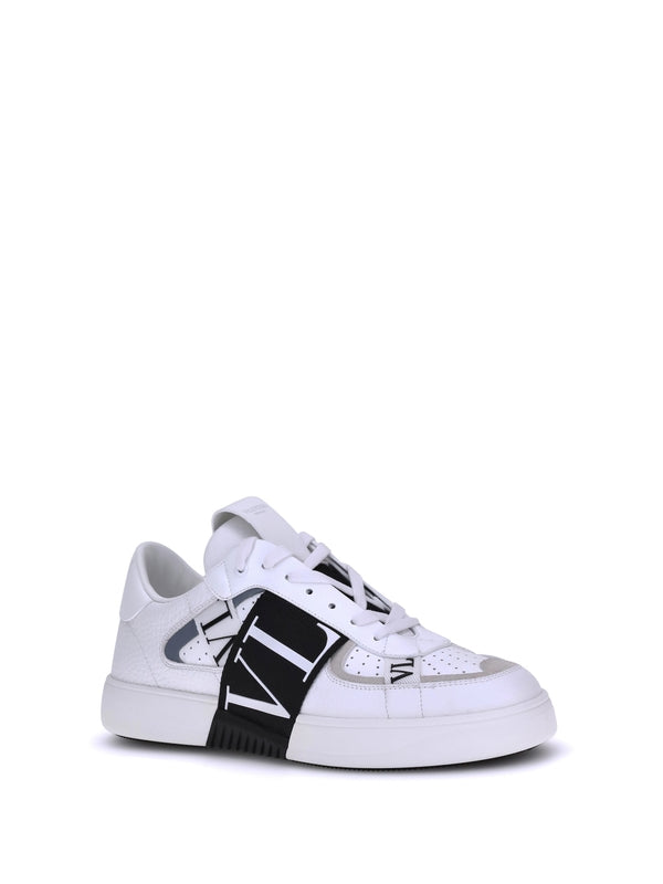 Valentino White Low Top Sneakers