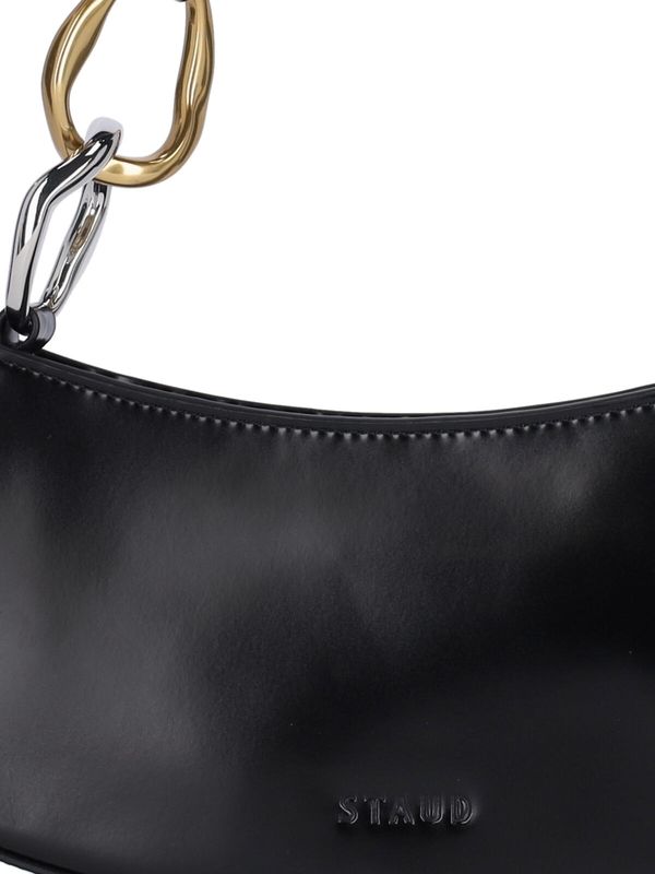 Ollie Logo Leather Shoulder Bag