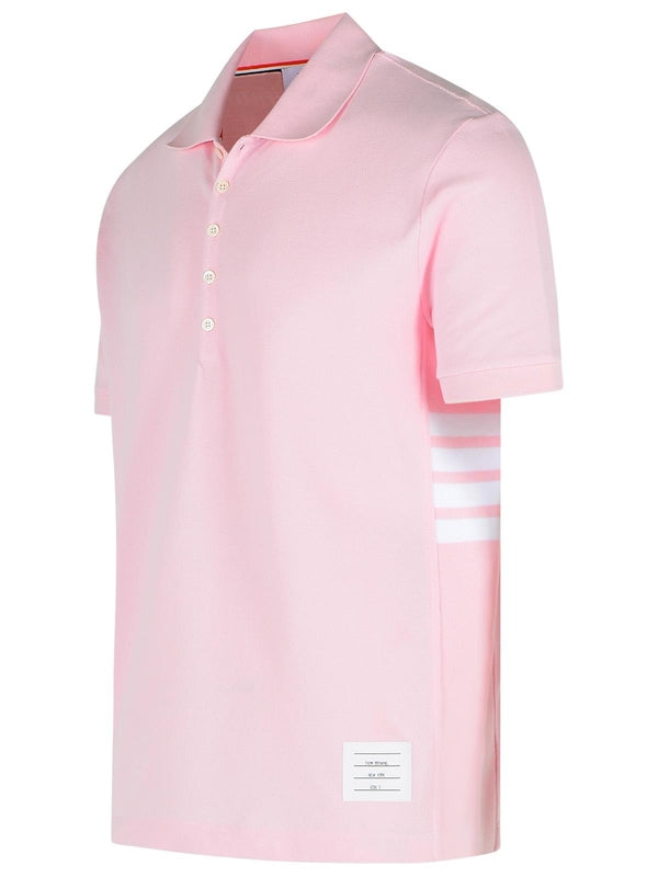 4-Bar Cotton Polo Shirt