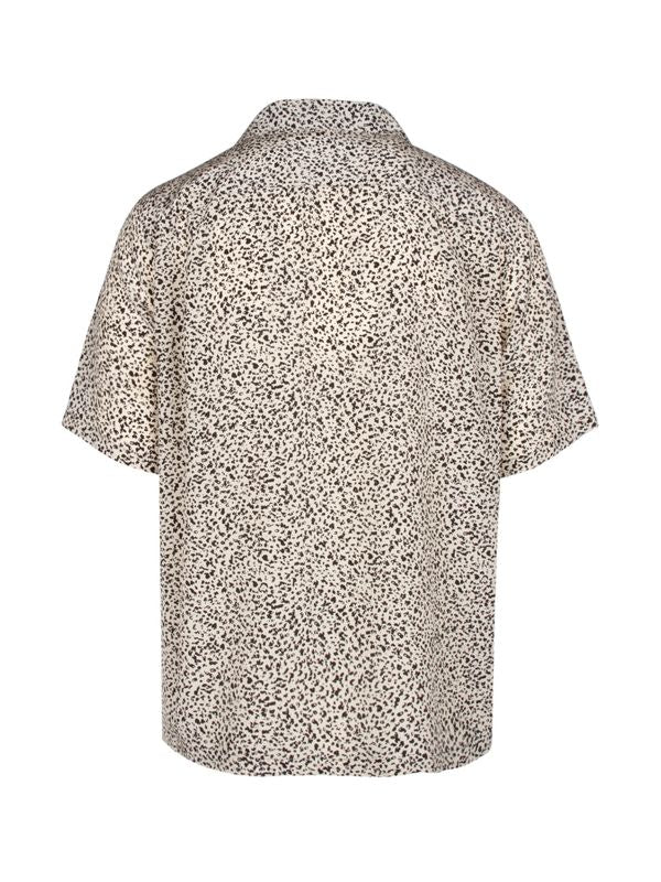 Animal Pattern Silk Shirt