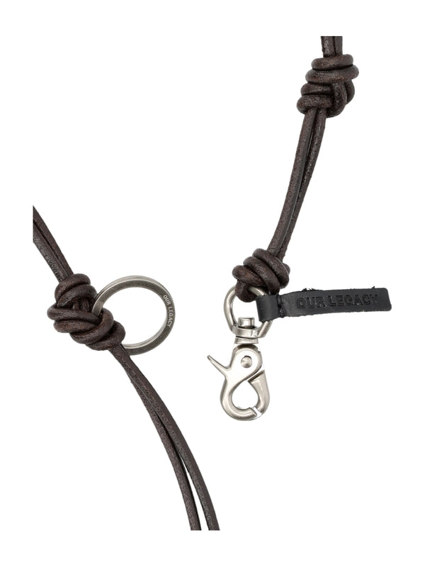 Radon Knot Leather Necklace