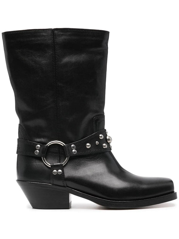 Antia Harness Leather Ankle Boots