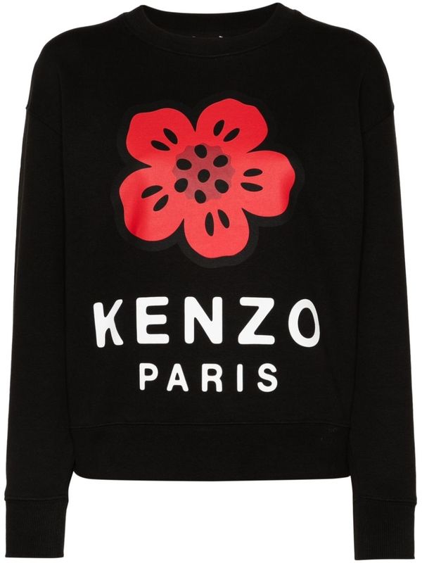 Bokeh Flower Cotton Blend
  Sweatshirt