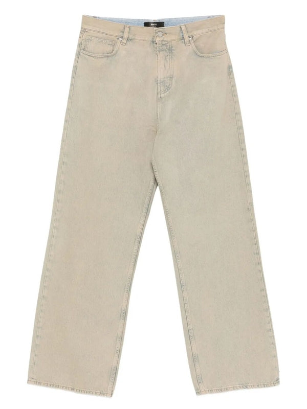 Amiri Beige Denim Pants