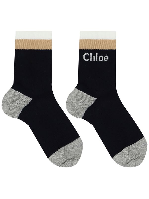 Logo Jacquard Socks