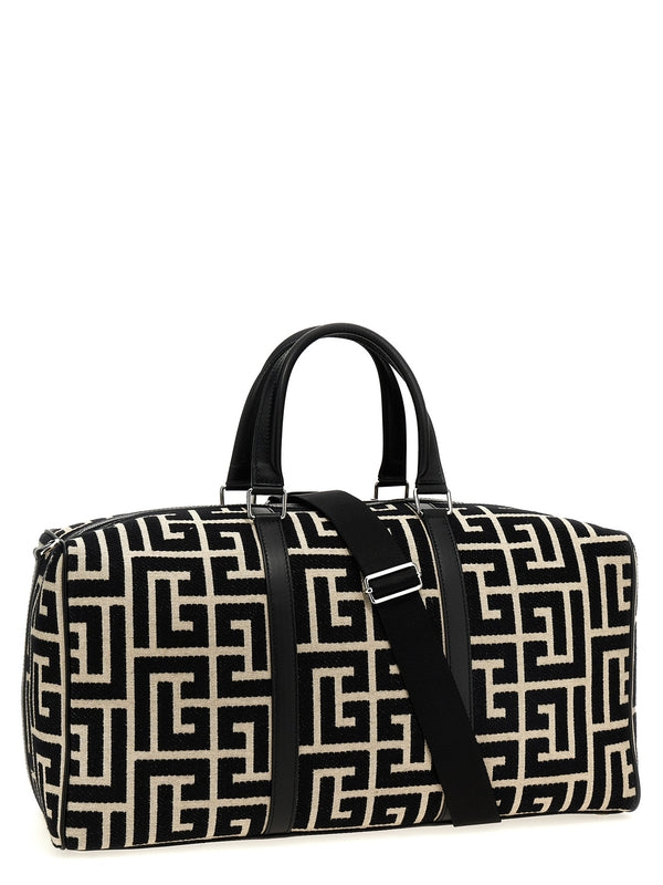 Monogram Jacquard Boston Bag