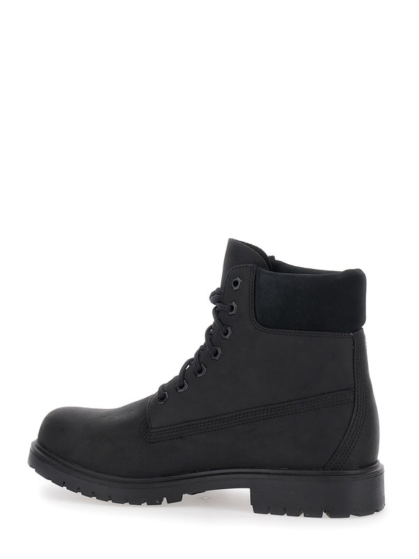 Timberland Black Lace-Up Boots