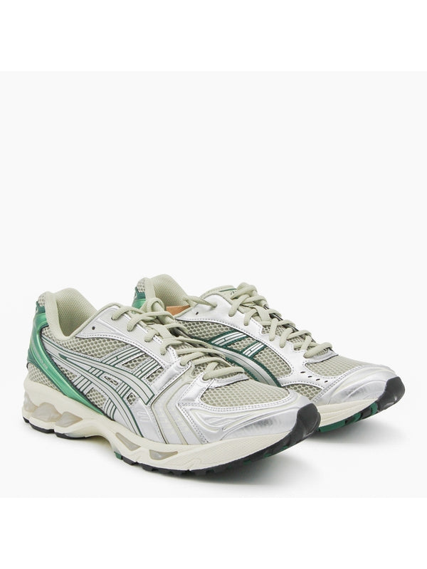 Asics White Metallic Low Top Sneakers