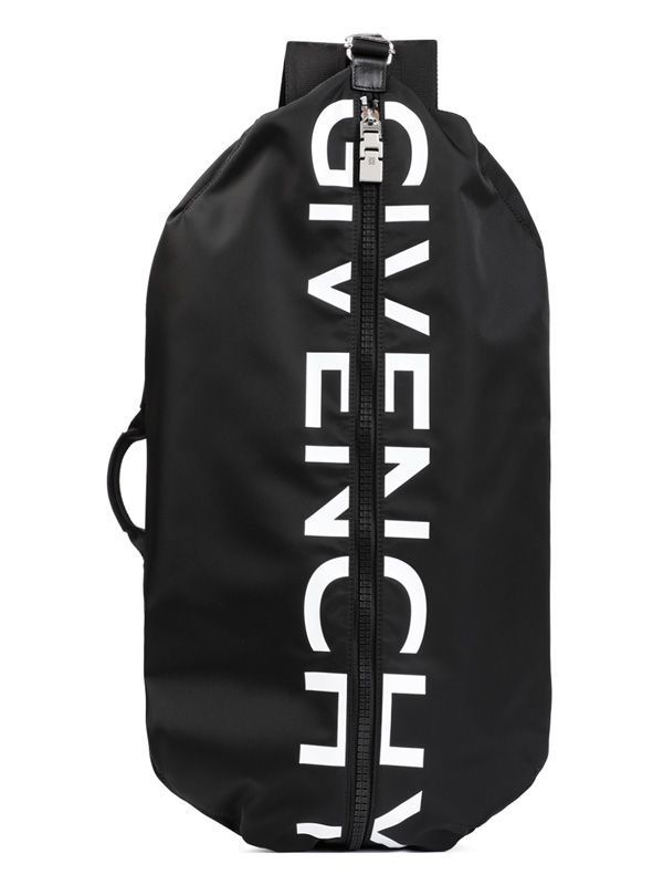 G Zipper Logo Printed Nylon
  Backpack