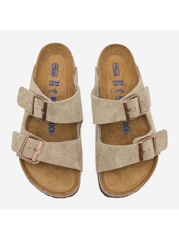 Arizona Strap Suede Sandals